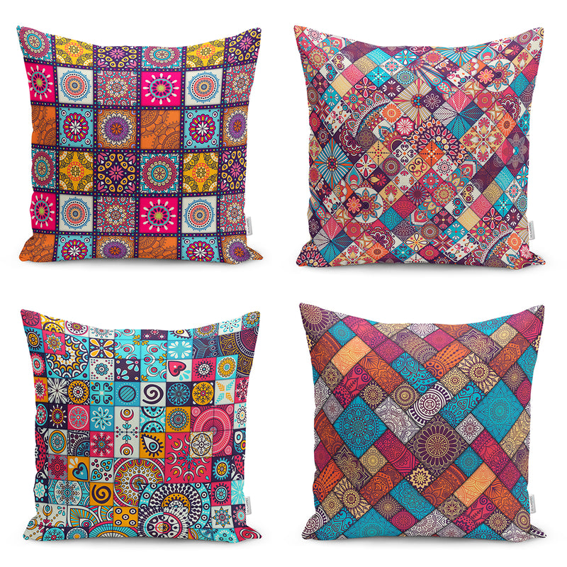 Set 4 buc huse de  perna colorate- q-home.ro