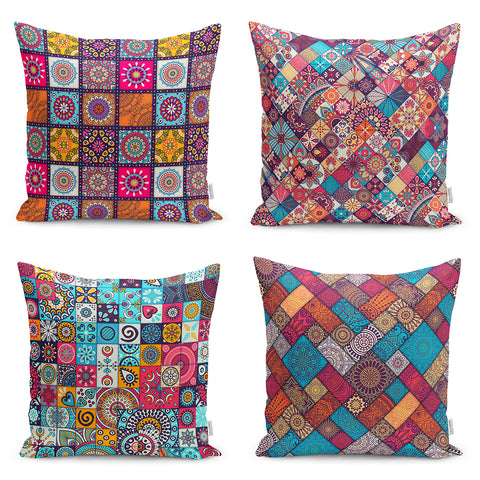 Set 4 buc huse de  perna colorate- q-home.ro