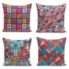 Set 4 buc huse de  perna colorate- q-home.ro