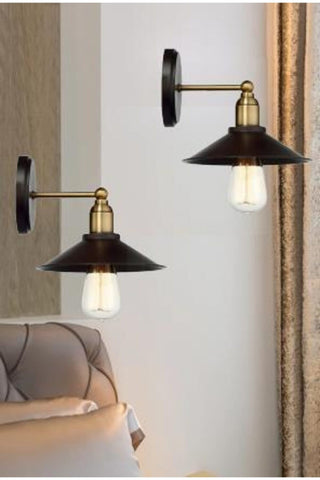 Aplice retro negru 2 Piese- Livrare rapida !