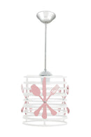 Candelabru Cook alb-roz- Livrare rapida !