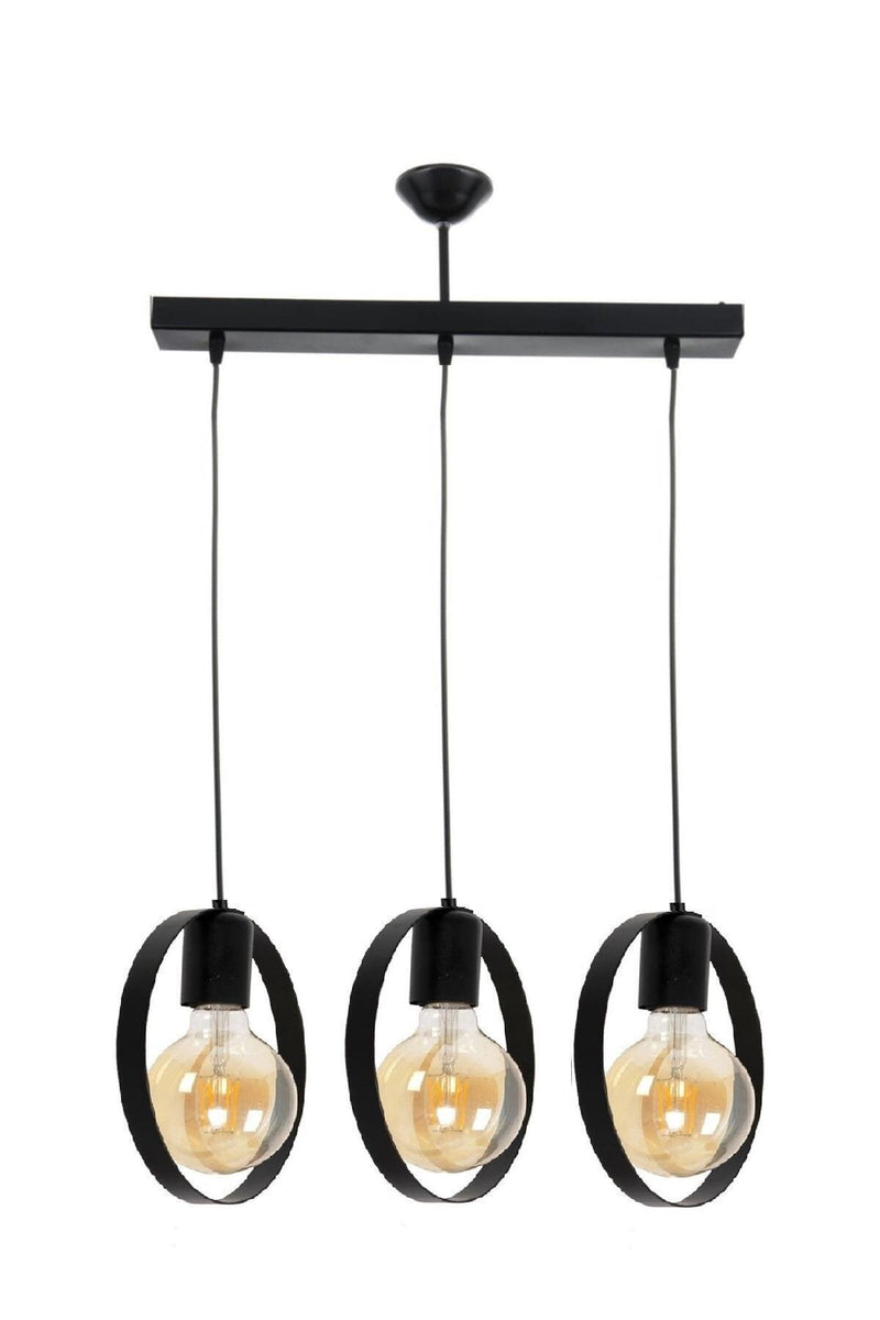 Candelabru negru cu 3 sectiuni- Livrare rapida !