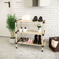 SEO-8161 RAFT MODULAR MULTIFUNCTIONAL DIN LEMN CU 3 ETAJERE- Livrare rapida !