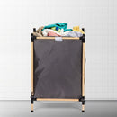 SEO-8172 COS DE RUFE TEXTIL FIXAT PE SUPORT MODULAR DIN LEMN- Livrare rapida!