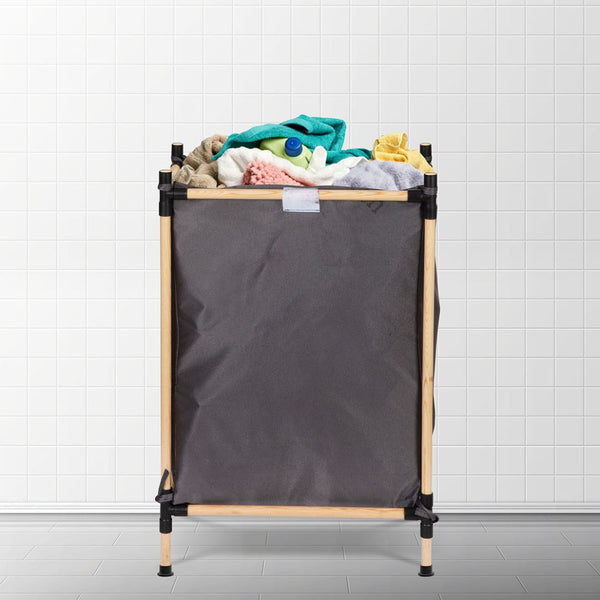 SEO-8172 COS DE RUFE TEXTIL FIXAT PE SUPORT MODULAR DIN LEMN- Livrare rapida!