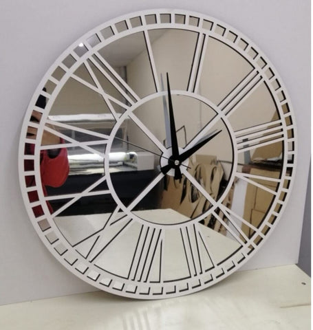 Ceas de perete cu oglindă Plexi- Livrare rapida !