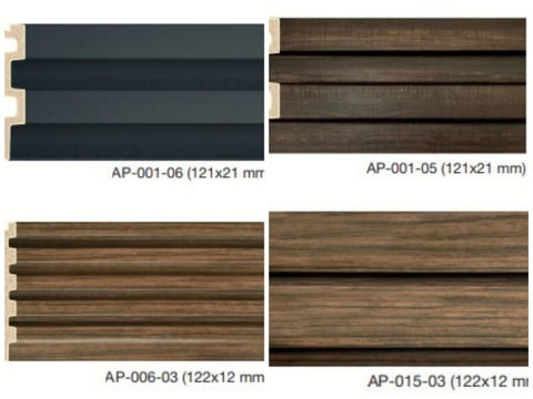 RIFLAJ DECORATIV POLIMER DUR GRI ANTRACIT AP-001-06
