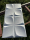 Placa decorativa din polistiren, model nevopsit FLOWER- q-home.ro