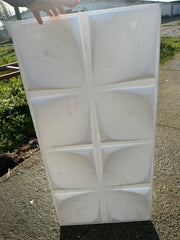 Placa decorativa din polistiren, model nevopsit FLOWER- q-home.ro