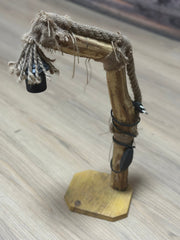 Lampadar Abajur Natural Lemn- q-home.ro