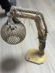 Lampadar Abajur Natural Lemn- q-home.ro