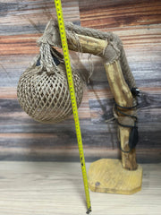 Lampadar Abajur Natural Lemn- q-home.ro