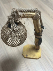 Lampadar Abajur Natural Lemn- q-home.ro