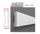 Brau decorativ duropolimer, 240 x 4 x 1 cm- q-home.ro