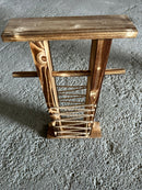 Suport din lemn natural pentru hartie igienica, 64 x 33 x 10 cm- q-home.ro