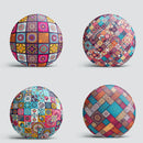 Set  4 huse de perne rotunde si napron- q-home.ro