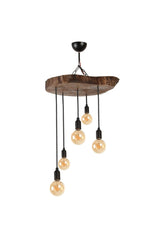 Candelabru Lemn 5 Becuri- Livrare rapida !