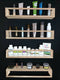 Set 4 buc raft lemn natural  practic- Livrare rapida!