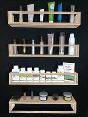 Set 4 buc raft lemn natural  practic- Livrare rapida!