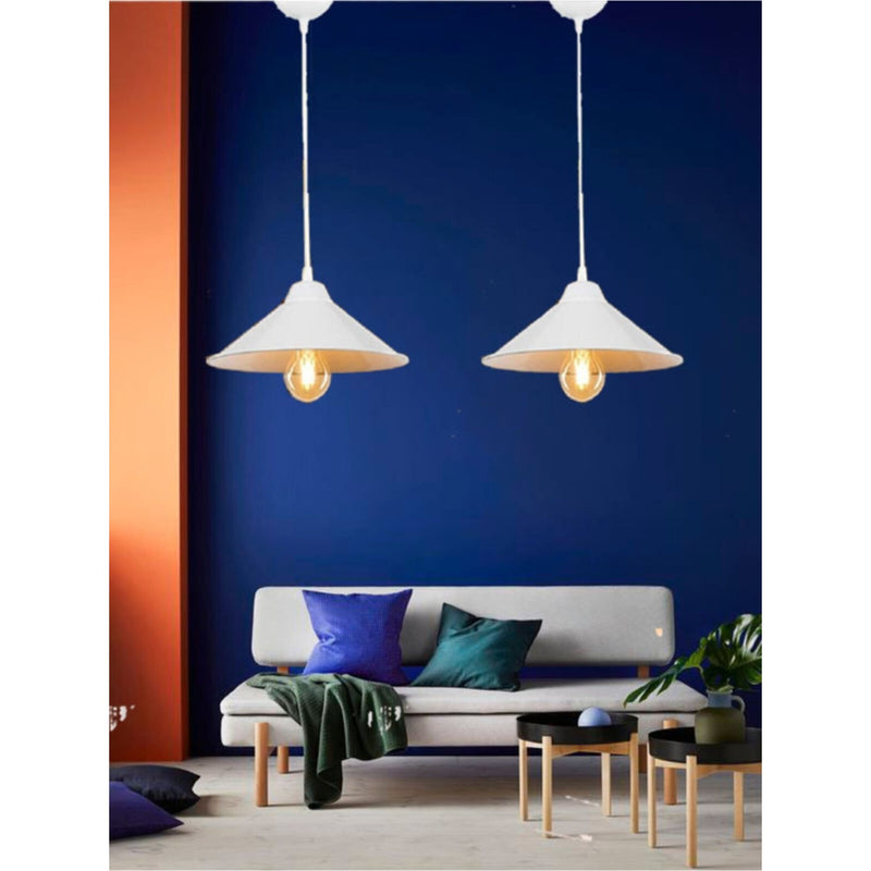 Set 2 Pendule Ufo alb- q-home.ro