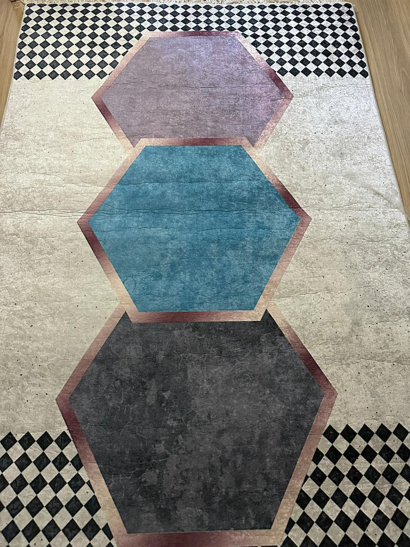 Covor Modern Antiderapant AYD 8517- q-home.ro