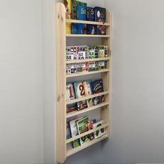 Biblioteca Montessori din lemn natural  120 cm