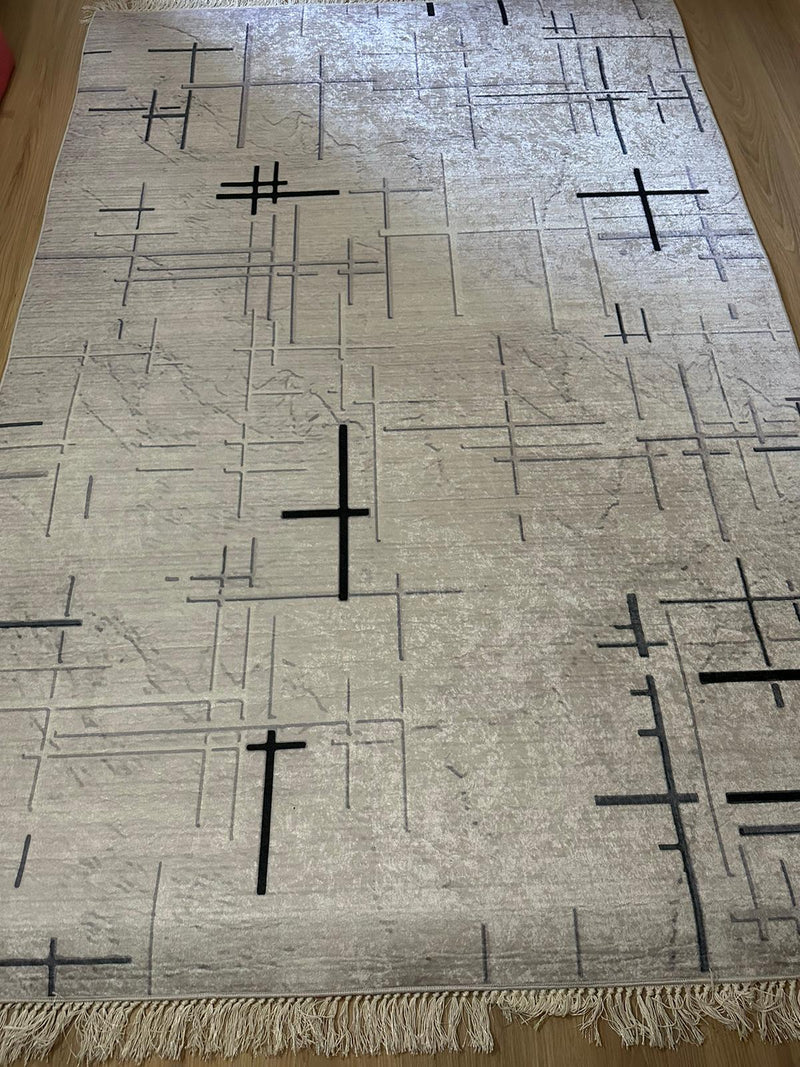 Covor Modern Antiderapant AYD 8527- q-home.ro