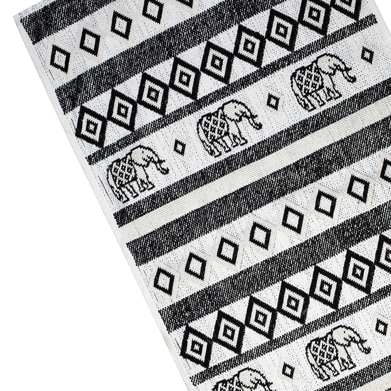 Covor  Karaca Home Marodisa 80x150 cm Ecru/Negru- q-home.ro