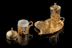 Set cești de cafea  Silver-Gold- q-home.ro