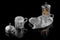 Set cești de cafea  Silver-Gold- q-home.ro