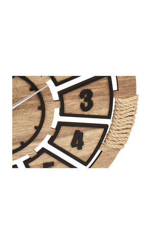Ceas Rustic cu franghie Lemn- Livrare rapida !