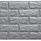 Panou decor model caramida, din spuma, dimensiune 70x77 cm, gri deschis- q-home.ro