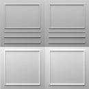 Brau decorativ din duropolimer, D 102, 240 x 2,5 x 1,5 cm- Livrare rapida!