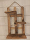 Suport decorativ de perete rustic lemn 28x16 cm- Livrare rapida !